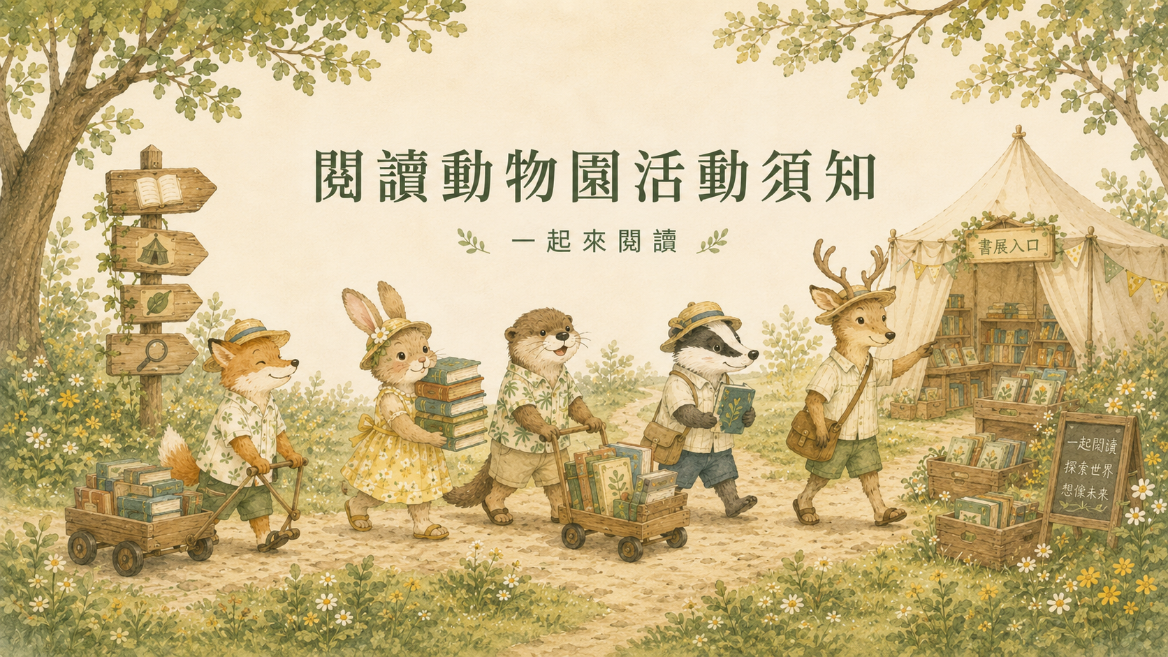 閱讀動物園活動須知插圖